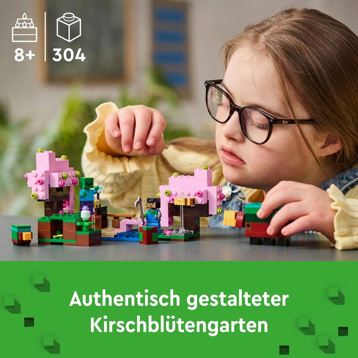 Actual product image LEGO The cherry blossom garden (21260, LEGO Minecraft)