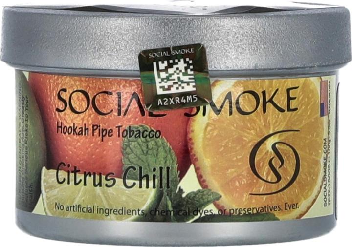 Actual product image Social Smoke Citrus Chill 100g (citrus fruits)