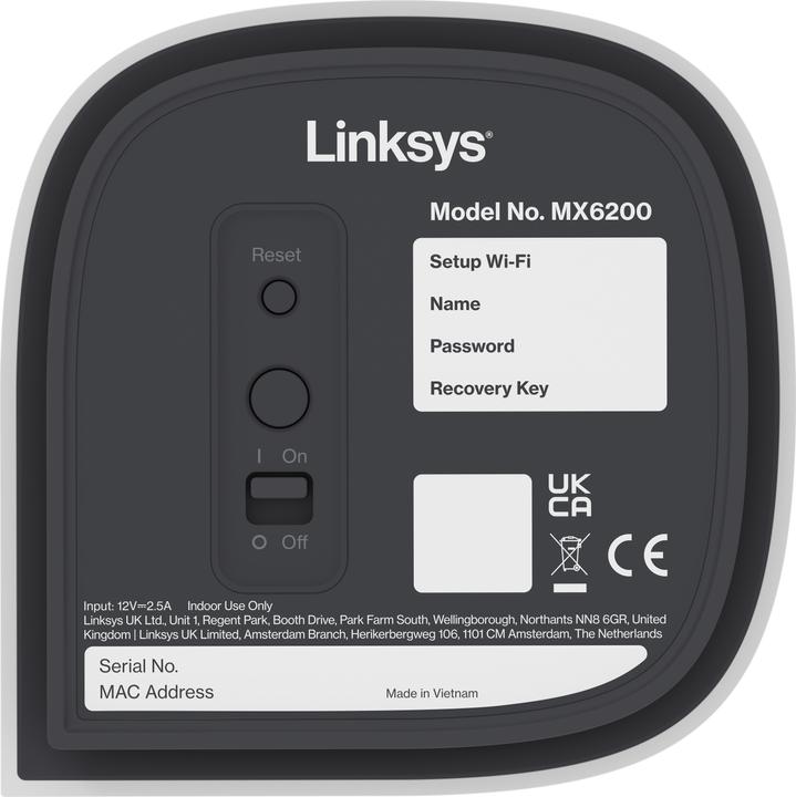 Produktbild Linksys VELOP MX6200 AXE5400 3PK