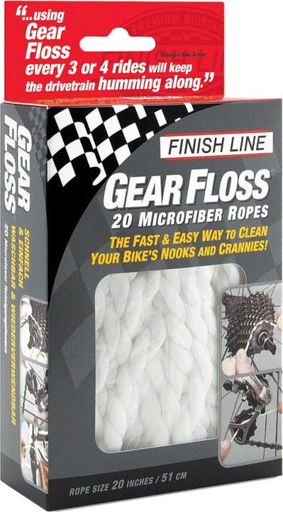 Produktbild Finish Line Gear Floss Microfaser-Reinigungsschnur (612 ml, Bürste)