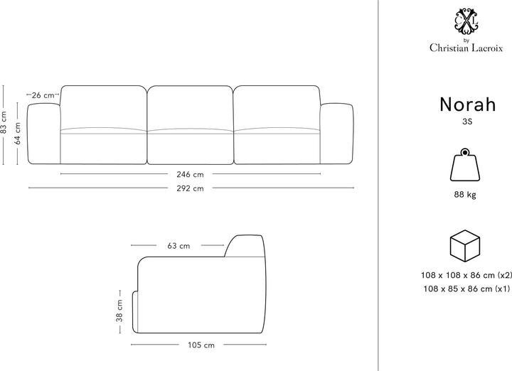 Image du produit CXL by Christian Lacroix Norah (3 places, 2 places, 4 places)