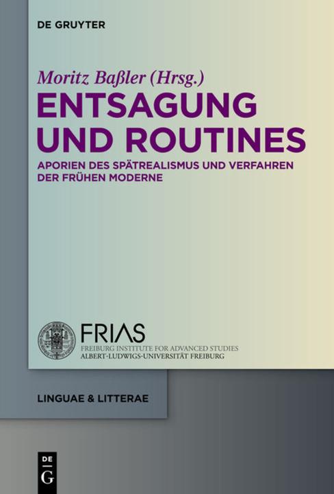 Image du produit Entsagung und Routines (Allemand, Moritz Bassler, 2013)