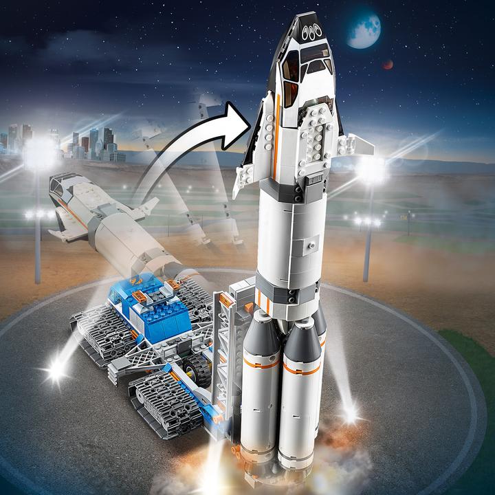 Actual product image LEGO Rocket assembly and transport (60229, LEGO City)