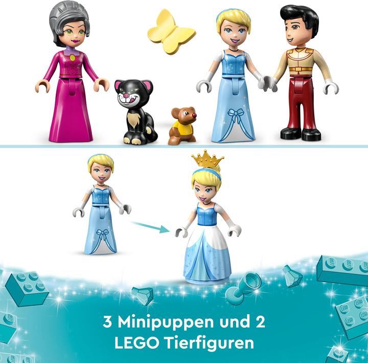 Produktbild LEGO Cinderellas Schloss (43206, LEGO Disney)