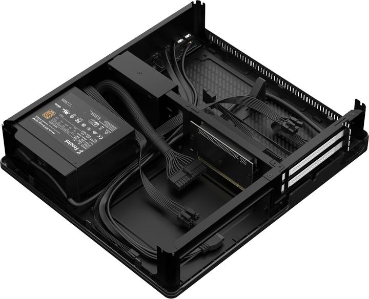 Actual product image Fractal Design Node 202 SFX HTPC Case w/Anode Bronze 450W PSU Mini ITX 310mm GPU (Mini-ITX)