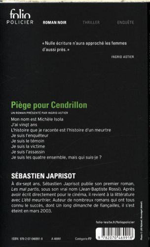 Image du produit Piège pour Cendrillon (Français, Japrisot Sébastien, 2016)