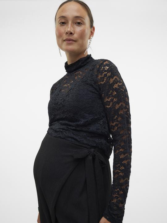 Produktbild Mamalicious Normal geschnitten Hoch geschlossen Top Bluse (L)