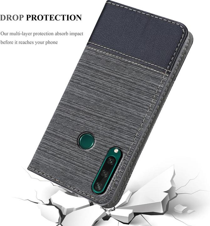 Image du produit Cadorabo Couverture look jeans Book (Huawei Y6p)