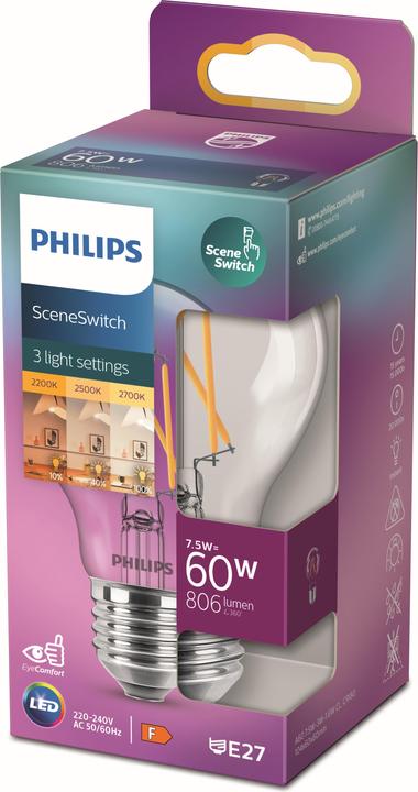 Image du produit Philips Professional LED SceneSwitch (E27, 7.50 W, 806 lm, 1 x, F)