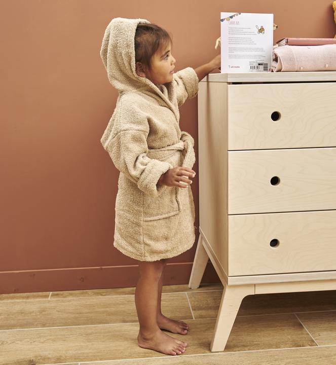 Actual product image Meyco Bathrobe mt 86/92 basic towelling sand (86, 92)