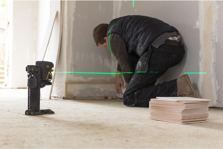 Actual product image Stanley Line and 5 point laser FM Li-Ion green
