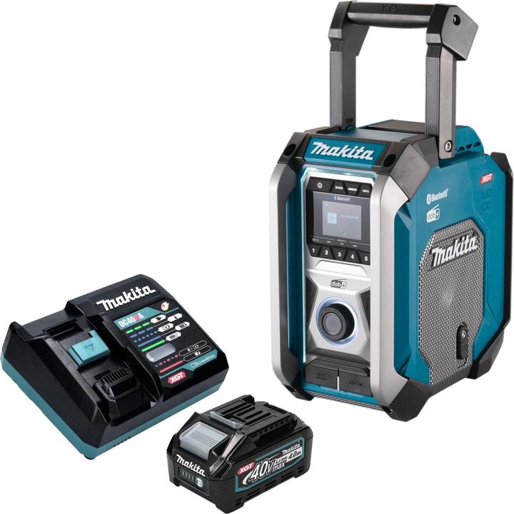 Productafbeelding Makita MR 007 GM101 Akku Baustellenradio 12 - 40 V max. Bluetooth DAB+ USB + 1x Akku 4,0 Ah + (FM, DAB+, Bluetooth)