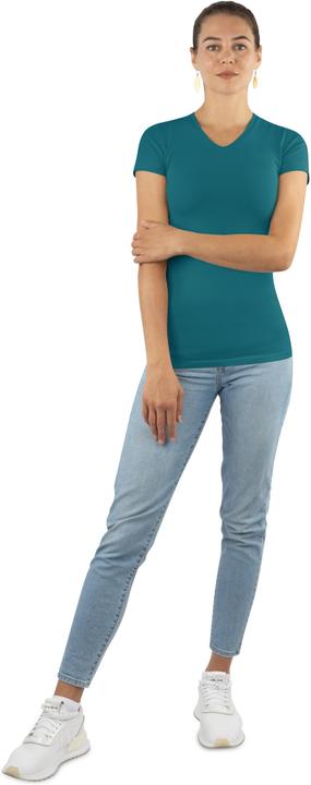 Actual product image Normani Figure-hugging V-neck T-shirt Siena - 8691 (XS)