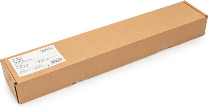 Immagine prodotto Digitus PDU 1U in alluminio montabile su rack 12xC13 16A 230VAC 50/60Hz Spina di sicurezza