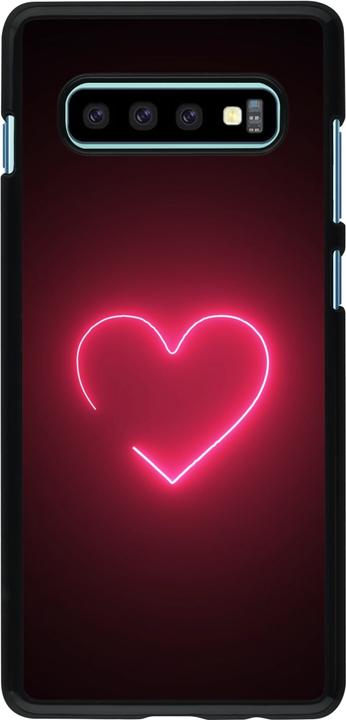 Produktbild PhoneLook Hülle Valentine 2023 single neon heart (Samsung Galaxy S10+)