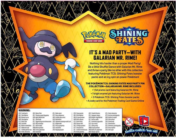 Actual product image Pokémon Shining Fates (English, Box Set & Collection)