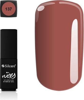 Immagine prodotto Silcare Lacca ibrida Flexy Hybrid Gel 137 4,5G (137, Smalto per unghie effetto gel)