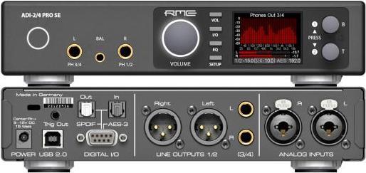Produktbild RME Audio ADI-2/4 Pro SE (USB, 3.5mm Klinke)