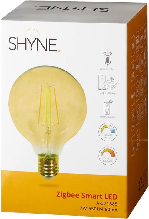 Actual product image Shyne Smart ZigBee LED Light Bulb (E27, 7 W, 650 lm, 1 x, G)
