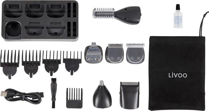 Actual product image Livoo Multifunction hair clipper and beard and body trimming set
