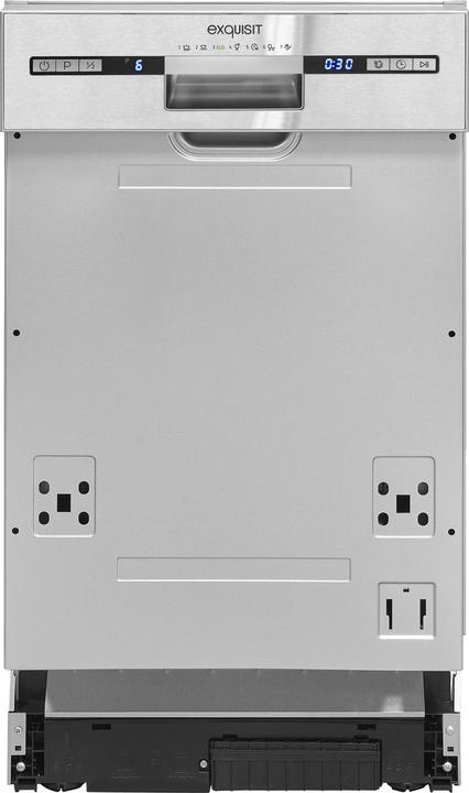 Actual product image Exquisit Dishwasher EGSP2109-EB-030EINO 45cmINOXpartially integrated