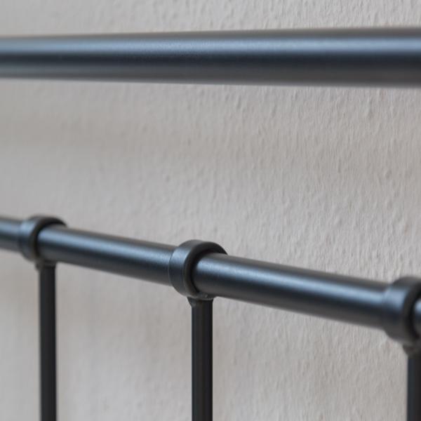Actual product image Homestyle4u Metal bed Double bed (160 x 200 cm)