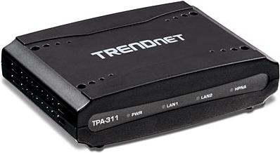 Produktbild Trendnet TPA-311 - Fast Ethernet, PNA Coax, TV coaxial, RJ-45 (RJ45)