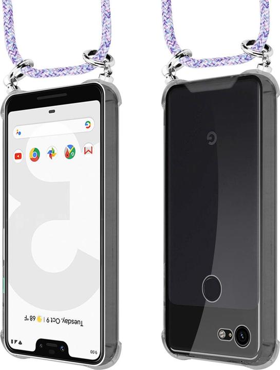 Produktbild Cadorabo TPU Handy Kette SILBER Cover