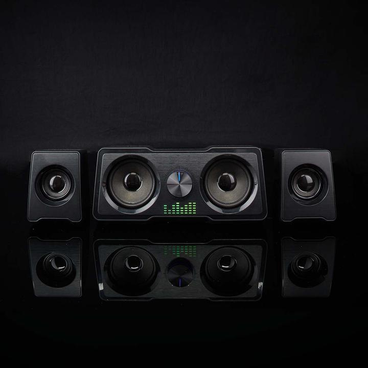 Produktbild Nedis Gaming-Lautsprecher | Lautsprecherkanäle: 2.2 | Stromversorgung über USB | 3.5 mm Stecker | 48