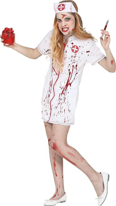 Image du produit Widmann Costume d'infirmière zombie pour enfants (110, 116, 115 A)