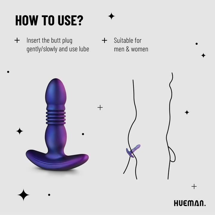 Produktbild Hueman Stossender Buttplug
