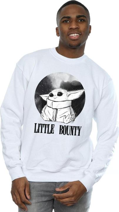 Actual product image Star Wars Mens The Mandalorian Little Bounty Sweatshirt (L)