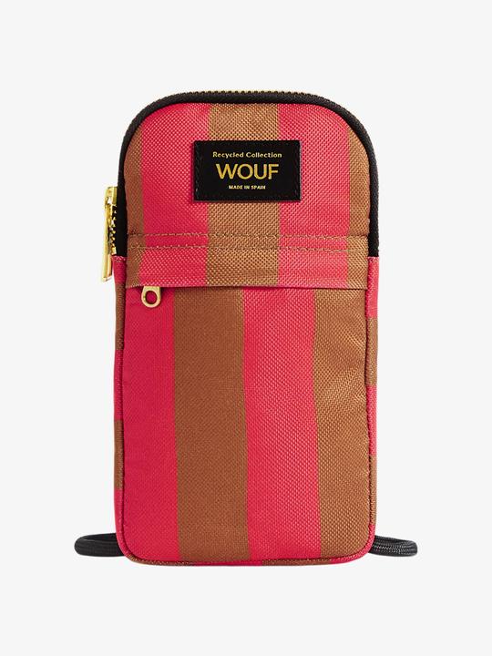 Wouf Sac de voyage rayé pink