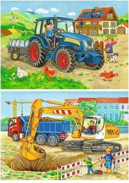 Produktbild Ravensburger Auf der Website und Farm Puzzle (12 Teile)
