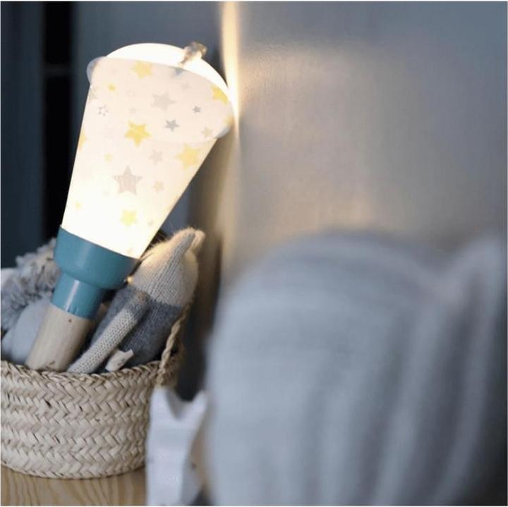 Actual product image Maison Polochon Coffret Lampe Nomade 5en1 Ciel étoilé, bleu