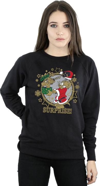 Immagine prodotto Tom & Jerry Christmas Surprise Felpa Donna (L)