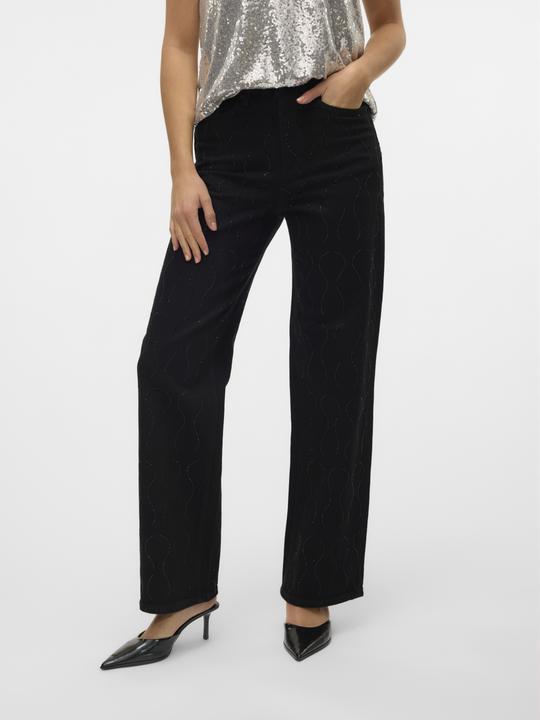 Produktbild Vero Moda VMTESSA Hohe Taille Weiter Beinschnitt Jeans Weit geschnitten (W29/L30)