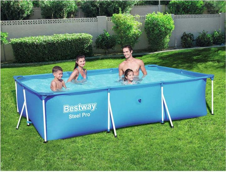 Actual product image Bestway Swimming Pool Steel Pro Rectangular (300 x 201 x 66 cm)