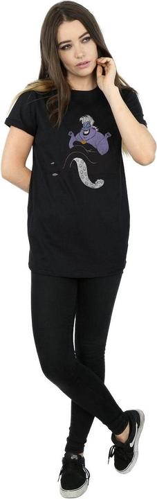 Actual product image The Little Mermaid Womens/Ladies Ursula Cotton Boyfriend T-Shirt (S)