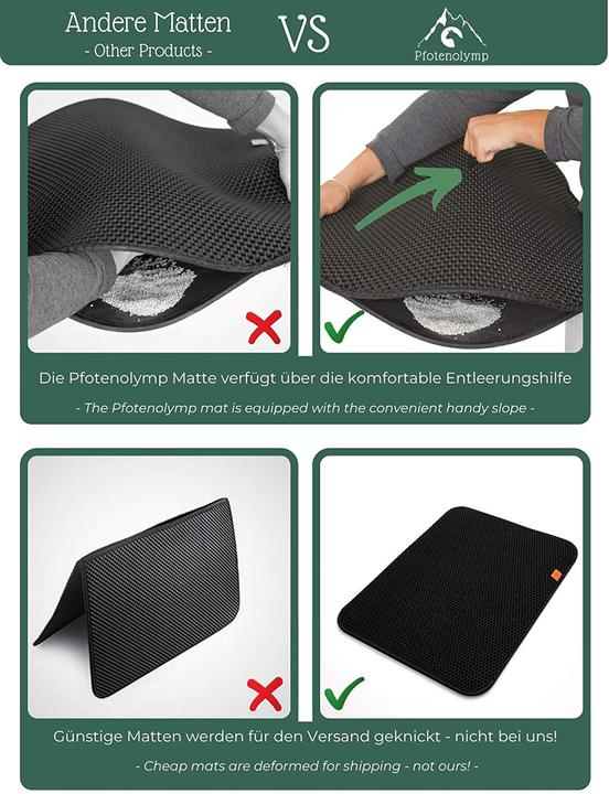 Actual product image Pfotenolymp Cat litter mat