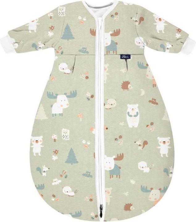 Actual product image Alvi Sleeping bags Ball sleeping bag Mäxchen Thermo with arm - Baby Forest (90 cm)