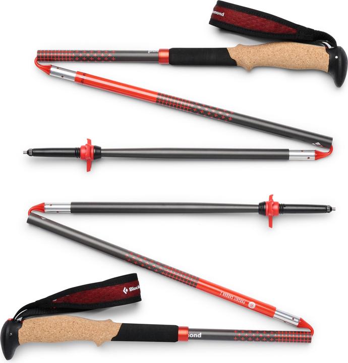 Image du produit Black Diamond Treckingst?cke Pursuit Carbon Z (anthrazit/orange, 1 Paar, 130 cm) (130 cm)