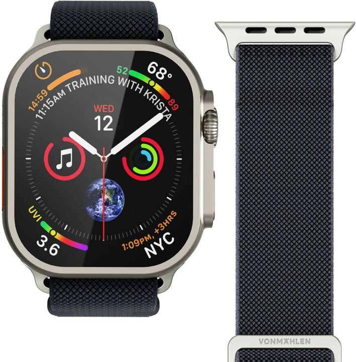 Actual product image Vonmählen Classic nylon wristband for Apple Watch 42 44 45 49 mm (Nylon)