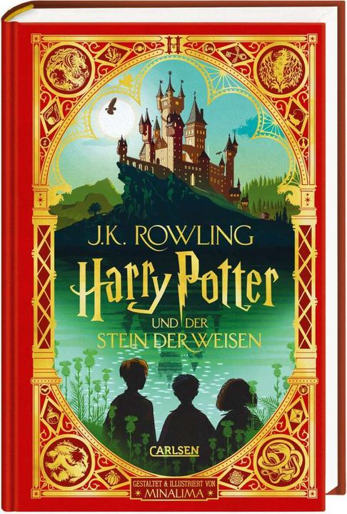 Actual product image Harry Potter und der Stein der Weisen: MinaLima-Ausgabe (Harry Potter 1) (German, MinaLima, J.K. Rowling, Klaus Fritz, 2021)
