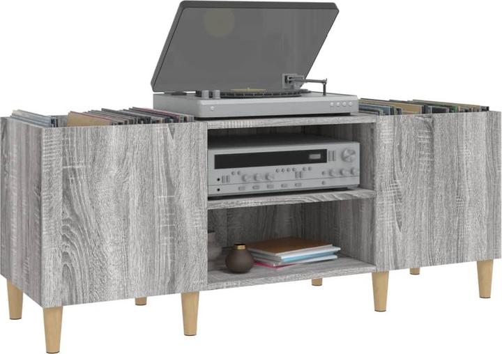 Produktbild VidaXL Plattenschrank Grau Sonoma 121x38x48 cm Holzwerkstoff