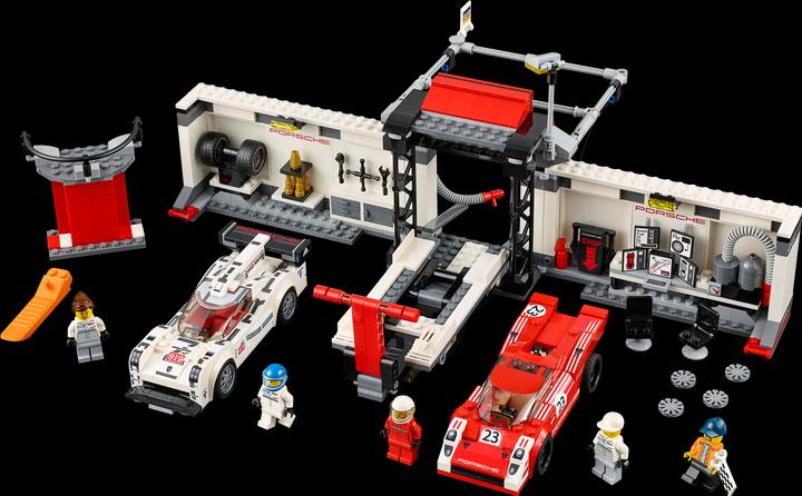 Produktbild LEGO Speed Champions Porsche 919 Hybrid and 917K Pit Lane (75876, LEGO Speed Champions)