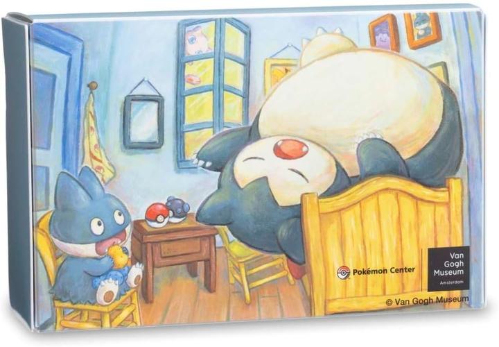Image du produit Pokémon Center × Van Gogh Museum: Munchlax & Snorlax Inspired by The Bedroom Double Deck Box