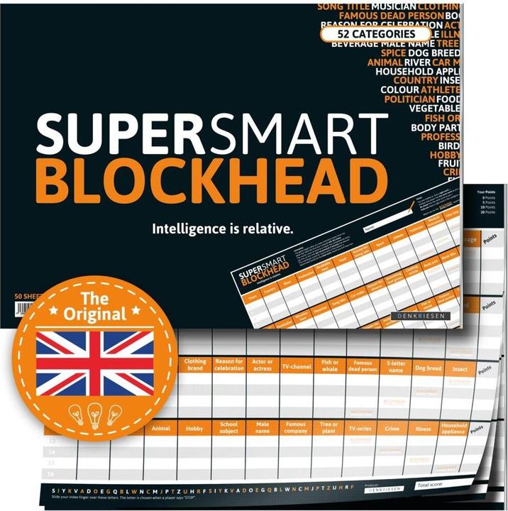 Produktbild Denkriesen Super Smart Blockhead - Intelligence is relative (Englisch)