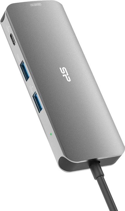 Produktbild Silicon Power Stacja dokująca SR30 8in1 (USB-C, 8 Ports)