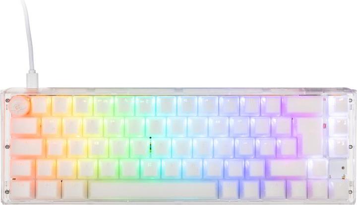 Produktbild Ducky One 3 Aura White SF Gaming Tastatur, RGB LED - Gateron Baby Kangaroo (DE, Kabelgebunden)